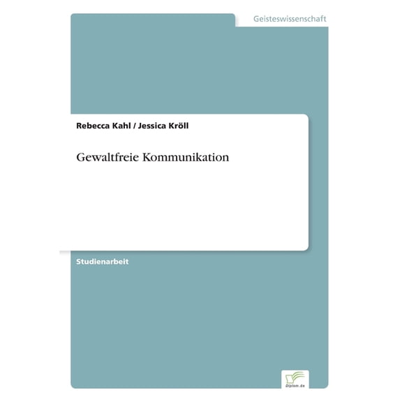 Gewaltfreie Kommunikation, (Paperback)