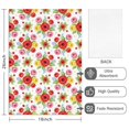 thumbnail image 2 of 2 Pcs Pioneer Flower Floral Print Pattern Kitchen Towels, Funny Microfiber Dish Towel Set, 18" X 26" Tea Towels, 2 of 6