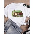 thumbnail image 1 of Camiseta con estampado de árbol de estrellas para mujer, ropa de vacaciones de Festival encantador, Feliz Navidad, Año Nuevo, moda femenina, camisetas gráficas, 1 of 4