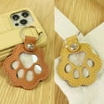 thumbnail image 3 of Pet Porte-clés en Cuir en Forme de Patte Keychain pour Sac à Main, Porte-Clés Breloque Patte, Marron, 3 of 7