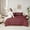 Maroon, variant on Feelyou Boho Damask Teen Bedding Comforter Set 7pcs, Grey Magic Dragon Queen Bedding Sets