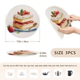 thumbnail image 2 of Trivets for Hot Dishes 15 Inches Hot Pads 3 Pcs Heat Resistant Mats for Countertop Polyester Cord Braiding Durable and Absorbent，Applicable to Kitchen Decor Watercolor Cake, 2 of 6