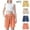 F Yellow, variant on ITSAME Kids Girls Casual Shorts, Lightweight Elastic Waist Cotton Linen Summer Fashion Active Shorts 4-Pack Yellow 4T