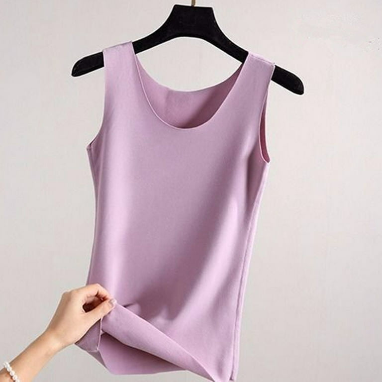 Ladies Thermal Camisole Vests For Women Sexy And Warm Innerwear With  Removable Pads For Winter L231005 From Bingcoholnciaga, $3.5