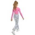 thumbnail image 3 of LOLANTA Girls Sequin Flare Pants Sparkle Bell Bottoms Kids Elastic Waist Glitter Disco Dance Trousers, 3 of 8