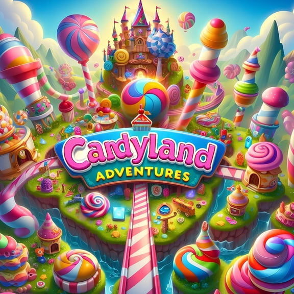 Candyland Adventures: Explore the sweet and colorful world of Candyland, (Paperback)