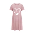 thumbnail image 5 of WJHWSX Womens Nightgown,Nightgowns for Women,Easy Care,Soft,Printed,Pink,S(US:4), 5 of 5