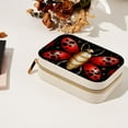 thumbnail image 7 of Ladybird Velvet Earring Organizer Jewelry Box with Removable Compartment - Portable Velvet Jewelry Organizer - Gift-ready Jewelry Boxes, 7 of 7