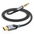 thumbnail image 1 of Cable de conector auxiliar de audio USB C a 3,5 mm ZOOAUX para iPhone iPad, 1 of 8