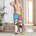 thumbnail image 6 of Lsque Sanrio Print Men's Pajama Pants, Lounge Pant - Comfortable Home Wear,Elastic Waistband, Stylish Design-Large, 6 of 9