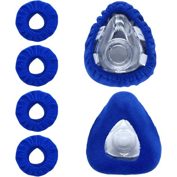 4-Pack Medium Mask Liners Compatible with Cpap' Masks Cushion Comfortable Reusable Cushioned Mask Covers, Absorb Facial Oils and Moisture to Improve Mask Wear Comfort