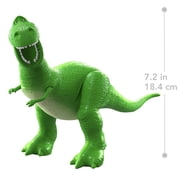 Disney and Pixar Toy Story Rex Action Figure 7.25 Inch Tall Dinosaur, 8 Posable Joints, Playscale