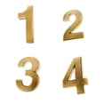 thumbnail image 1 of Letreros de número de puerta perfecl 4 piezas plástico autoadhesivo, 1 of 8