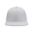 thumbnail image 2 of Top Headwear Flat Bill Adjustable Snapback Cap - White, 2 of 2