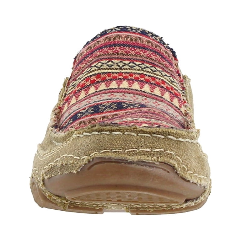 Roper Womens Daisy Southwest Slip On Flats Casual Shoes  display picture 3