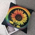 thumbnail image 7 of JRXY Pride Parade LGBT Decorative Throw Pillow Case, Pride Sunflower Moon Pillow Cover, Gay Pride LGBT Equality Lesbian Cushion Cases for Sofa Couch Home Decoration 2 pcs White, 7 of 7