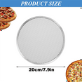 thumbnail image 2 of Pizza Screen, 6 Pack 8 Inch Seamless Aluminum Pizza Pan with Holes, Non Stick Grade Pizza Baking Trays for Oven, Kitchen, 2 of 6