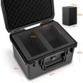 thumbnail image 2 of Graded Card Storage Box - Sports Trading Slab Case Compatible with PSA CSG SGC Magnetic Holder & Top Loaders, Waterproof Boxes 2 Custom Cards Compartments, 2 of 5