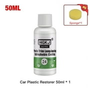 Plastic Restore Revitalizer Plastic Renovator Longlasting Coating For Car Rubbers Refurbish Clean Gloss Black Shine HGKJ 24