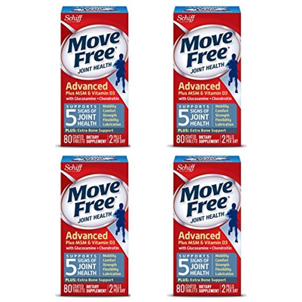 Move Free Advanced Glucosamine Chondroitin MSM Vitamin D3 and