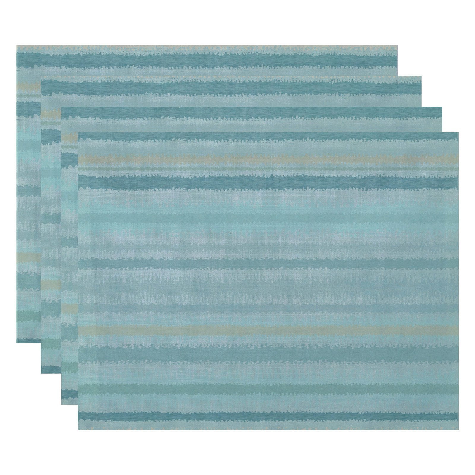 Lintex 100% Cotton Napkins ~ Tide Pool Stripe ~ 18" x 18" NEW 4 