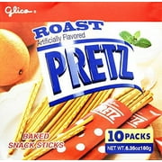 Glico Pretz Roast Baked .. Snack Sticks, 6.35 Ounce