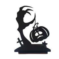 CASAFUN Halloween Candle Holder Funny Halloween Decorations Tealight Candle Holder Pumpkin Shadow Tea Light Scary Halloween Decorations Scary Candle Stands