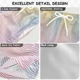 thumbnail image 2 of FORMRS Boys Swim Trunks Quick Dry Mesh Liner Boardshorts Sizes XS-XL, Pink Wavy Striped, 2 of 7