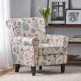 thumbnail image 1 of Roseville Fauteuil Club en Tissu à Motif Floral, 1 of 11