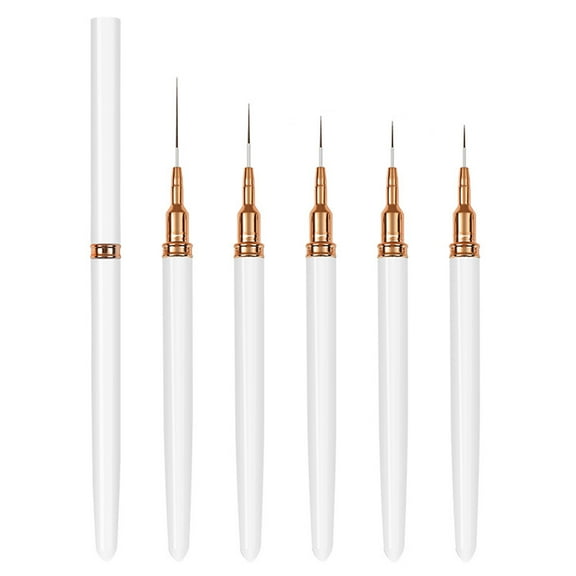Nails Art Liner Brushes Nails Art Brush for Long Lines,Liner Brush Nails Design Brush Nails Drawing Pens,7/9/11/15/25mm