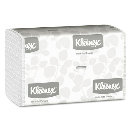 Kleenex Multi-Fold Paper Towels  9.2 x 9.4  White  150/Pack  16 Packs/Carton -KCC01890
