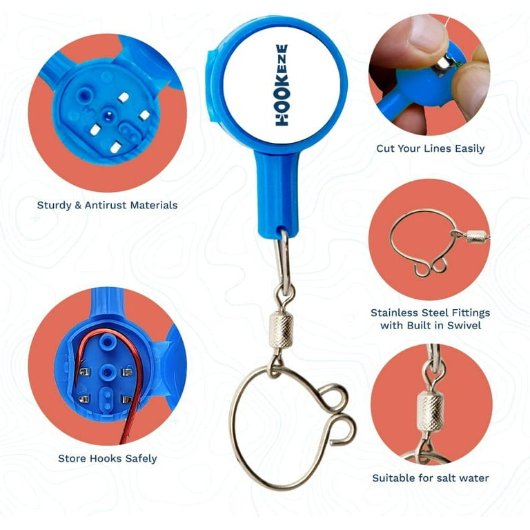 Fishing Gear Knot Tying Tool | Cover Fishing Hooks While Tying Strong  Fishing Knots, Stocking Stuffers Gifts for Men, Great Fishing Accessories  for