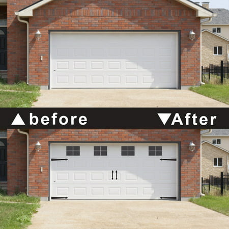 22pcs Set Garage Door Magnetic Panels, Garage Door Window Decals