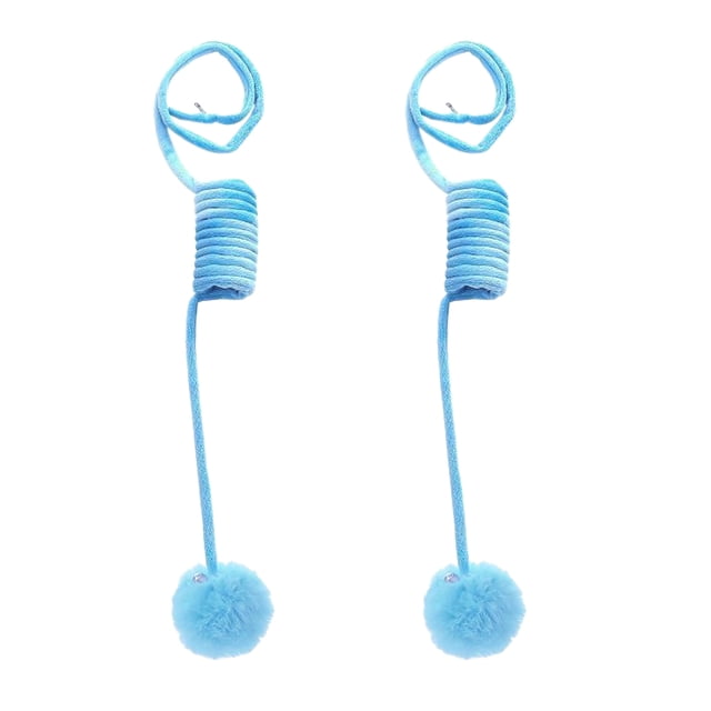 2 uds juguete para gatos interactivo estirable gato primavera interior gato gatito juguete