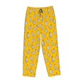 thumbnail image 6 of Uemuo Funny Chicken Pattern Women's Wide Leg Palazzo Lounge Pants with Pockets Light Weight Loose Comfy Casual Pajama Pants-Large, 6 of 9