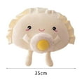 thumbnail image 2 of Cute Dumpling Plush Pillow Funny Food Soup Dumplings Plushie Kawaii Stuffed Aniamls Toys Hugging Gifts for Kids White 5.12inch/13.78inch, 2 of 7