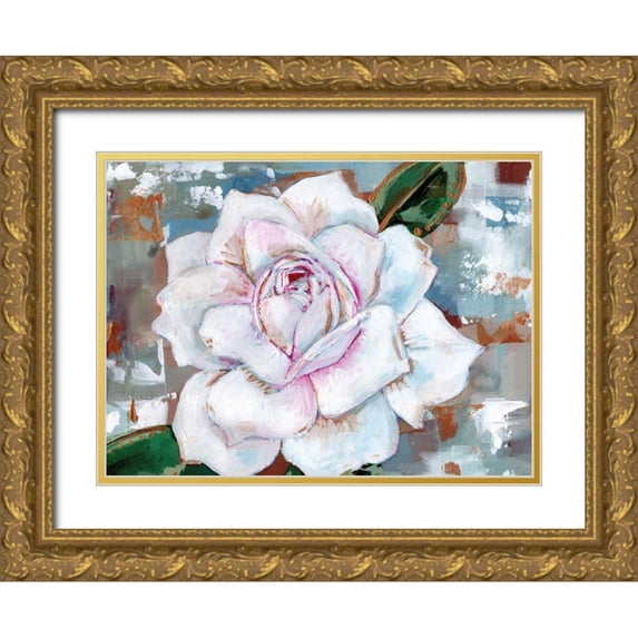 Seay, Anne 14x11 Gold Ornate Wood Framed with Double Matting Museum Art Print Titled - Rose