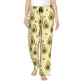 thumbnail image 2 of Picia Avocados And Hearts Womens Soft Woven Cotton Elastic Waistband Sleep Pajama Pant Lounge Sleep Pant With Pockets And Drawstring-XX-Large, 2 of 9