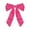 Hot Pink, variant on Velour Bow Clip, 6.5 Inch (Mauve)