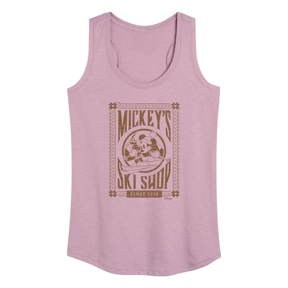 Disney - Mickey's Ski Shop - Women's Racerback Tank Top