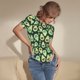 thumbnail image 3 of Balery Avocado Heart Body de cuello redondo de manga corta para mujer Tops de manga corta Tops básicos-Large, 3 of 7
