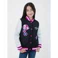 thumbnail image 2 of Marvel Spider-Man Spider-Gwen Ghost Spider Varsity Bomber Jacket Toddler to Big Kid, 2 of 5