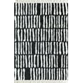 thumbnail image 2 of Rugs America BT30A Stormy Nights Geometric/Stripe Modern Black Area Rug, 2'6" x 8', 2 of 6