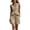 Z82 Khaki, variant on Mifsaly 2 Piece Linen Set for Women Sleeveless V Neck Button Down Peplum Top and Loose Shorts Lightweight Flowy Casual Vacation Summer Outfits Khaki,XL