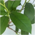 thumbnail image 2 of 4-ft artificial jasmine tree realistic fake plant con silk blossoms rosa grande faux flowers y blanca pot great para garden party oficina en casa y wedding decoration, 2 of 7