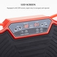 thumbnail image 3 of Preenex Body Vibration Platform Exercise Machine, Crazy Fit Fitness Vibrating Machine, Red, 3 of 10