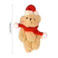 thumbnail image 2 of Oso De Peluche Árbol De Navidad Colgantes Suave Mini Oso Muñeca Juguete Lindo Rubor Oso Para Niño Niña Niños Regalo 4 Uds Monstrate HA038232-00, 2 of 6