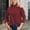 Red, variant on Womens Turtleneck Sweater Sexy One Shoulder Tops Casual Knit Long Sleeve Shirts Cut Out Pullover Going Out Blouses Gray XXXL
