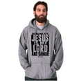 thumbnail image 3 of Jesus is my Lord and Savior Faith Hoodie Sweatshirt Women Men Brisco Brands S, 3 of 6