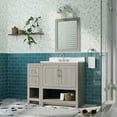 thumbnail image 2 of Linon Blakely Sandstone 31" Vanity Mirror and Floor Cabinet Set, 2 of 6